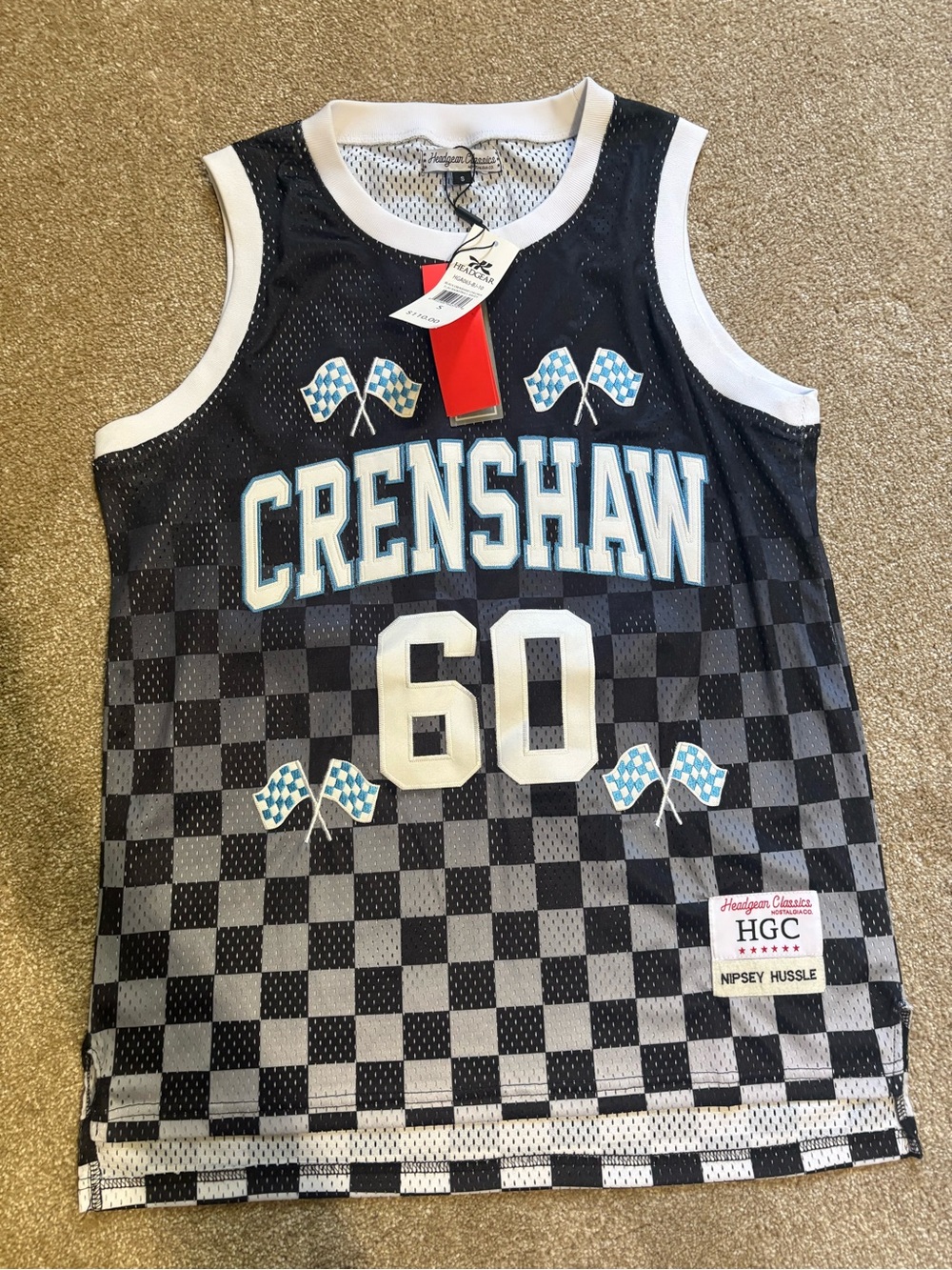 Nostalgia Headgear Classic Mesh Jersey - Black, White, Blue